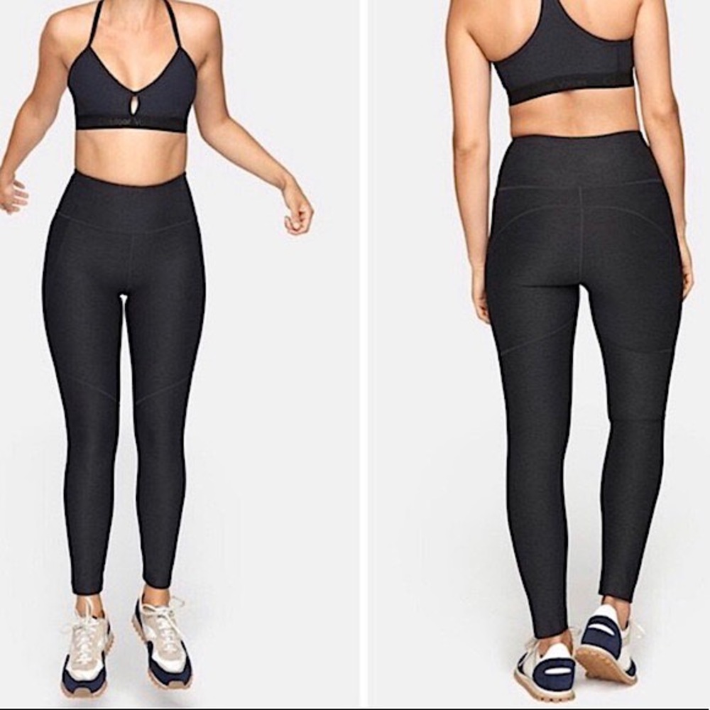 OUTDOOR VOICES - 7/8 Warm Up Legging - Black - Size Medium